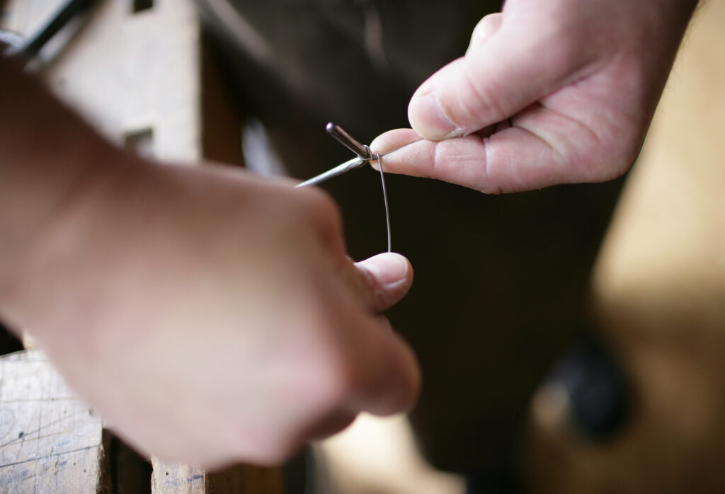 Anfertigung von Einzelstahlsaiten